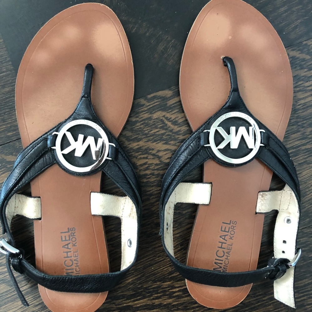 Michael kors shoes, black leather